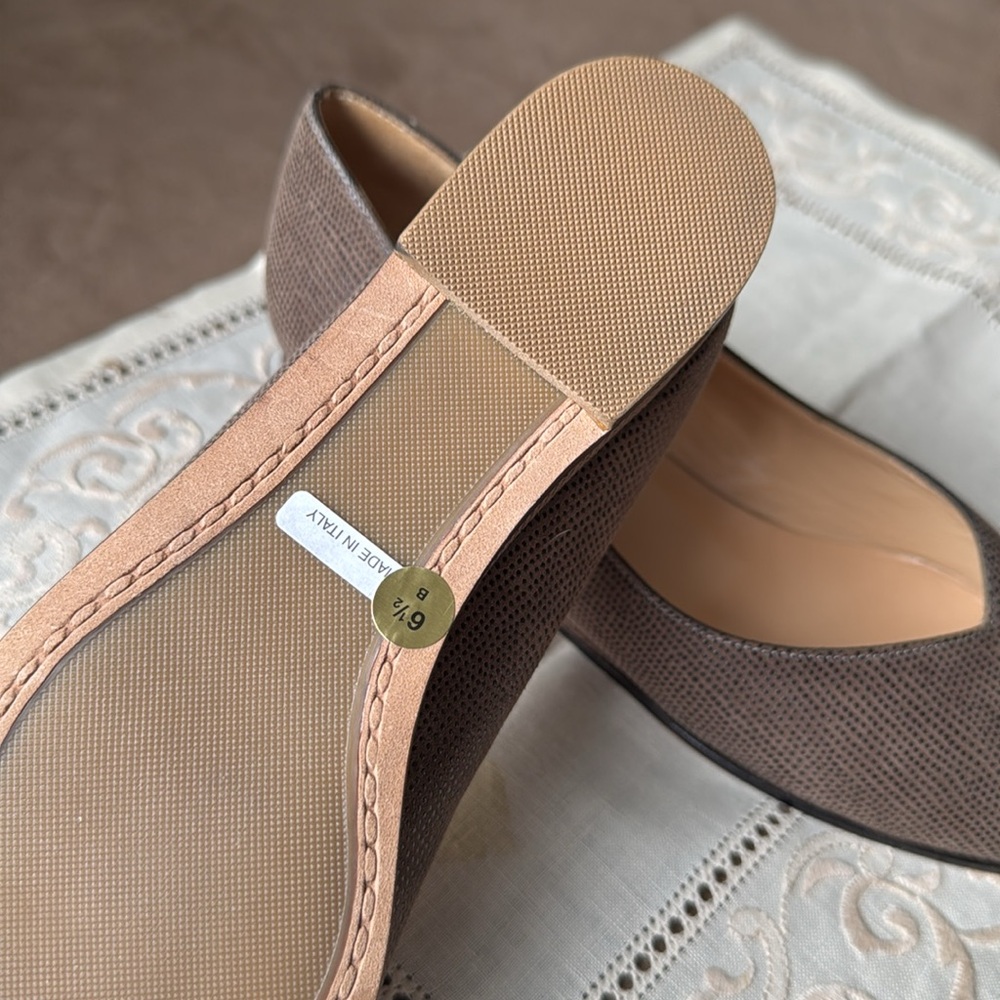 Bruno Magli Peep Toe Wedges - Picture 5 of 5